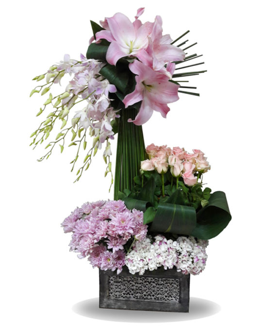 Rustic-Basket-Bonsai-Flowers-Plants